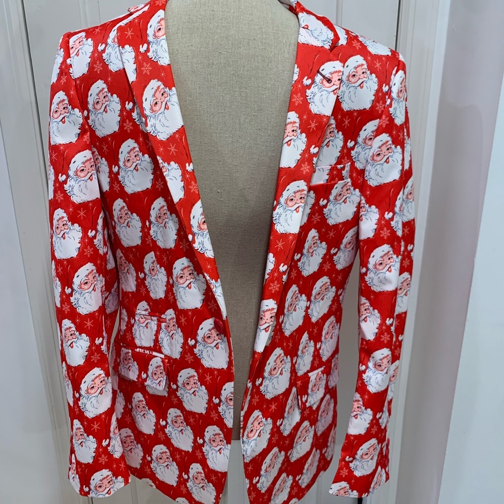 Santa Blazer Jacket Size L- 42 Slim Fit by Suslo Couture